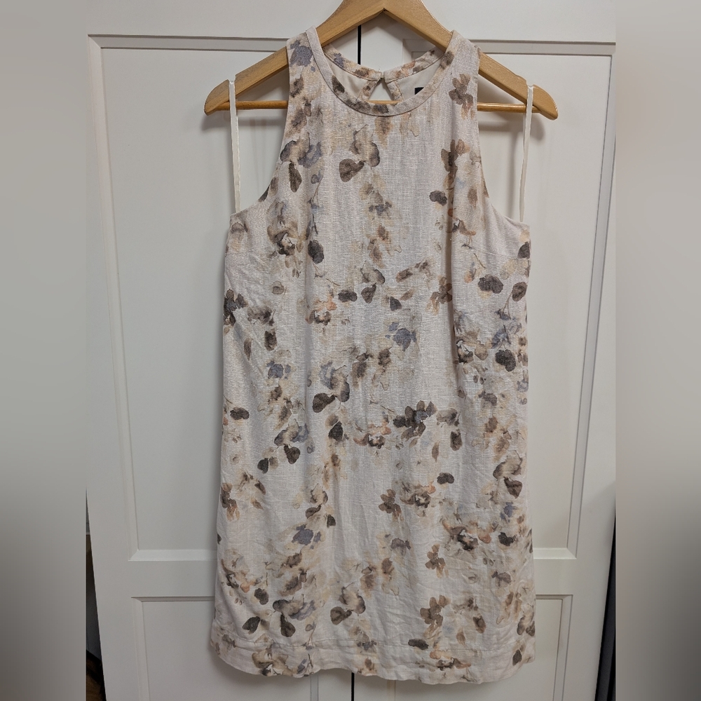 RW&CO. Beige Floral Dress